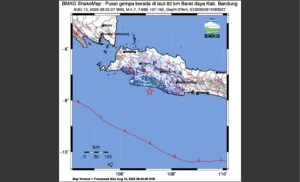Pagi Tadi Wilayah Kab.Bandung Diguncang Gempa