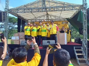 Peringatan HUT DPD Partai Golkar Kab.Sukabumi Meriah dan Bertabur Doorprize