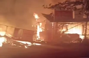 Pusat Oleh Oleh Cibening Purwakarta Terbakar