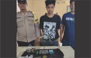 Rumah di Kelurahan Serbelawan, Simalungun Digerebek Polisi. Satu Pemuda Ditangkap