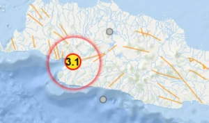 Siang tadi Wilayah Kab.Sukabumi Diguncang Gempa