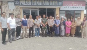 Suasana Haru Iringi Pisah Sambut Kapolsek Patang Raya