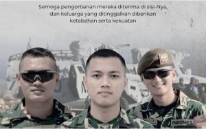 Tiga Personel TNI Gugur di Lebanon, PBB: Israel Banyak Melakukan Pelanggaran