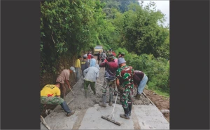 TMMD ke 127 Kodim 0624/Kabupaten Bandung, Semangat Warga Diapresiasi