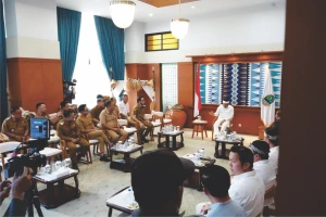 Wakil Bupati Subang Rakor Bersama Gubernur Jabar Bahas Sampah