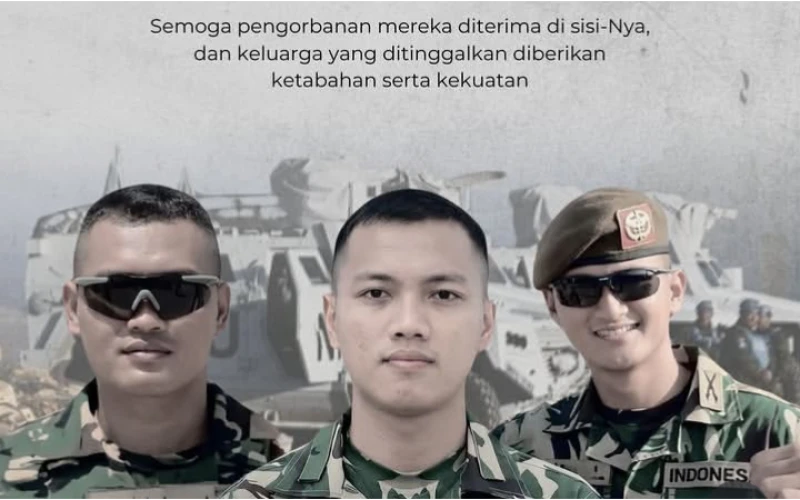 Tiga Personel TNI Gugur di Lebanon, PBB: Israel Banyak Melakukan Pelanggaran