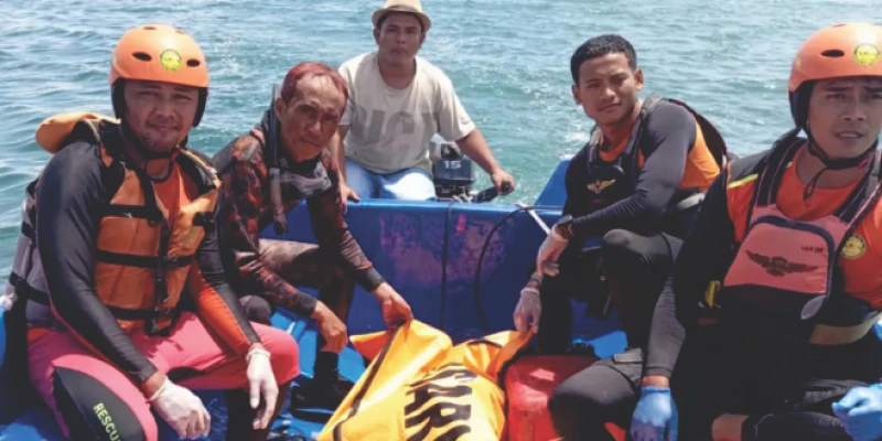 Tim SAR Gabungan Berhasil Menemukan Satu Lagi Korban Tenggelam di Laut Sukabumi