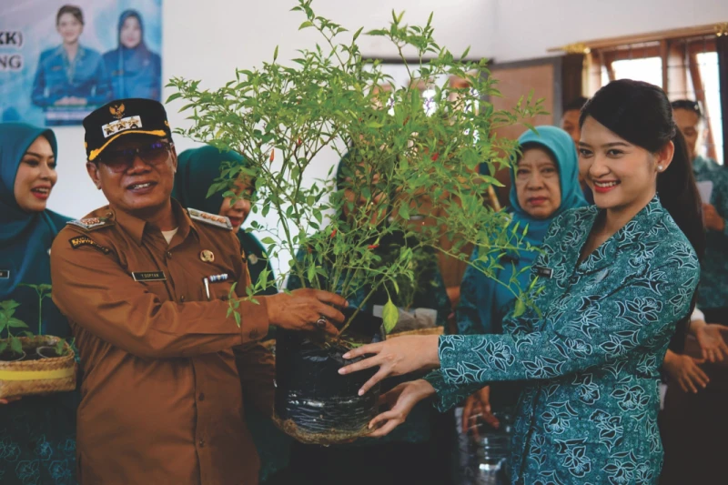 TP PKK Subang Launching Gerakan Tanam Cabai