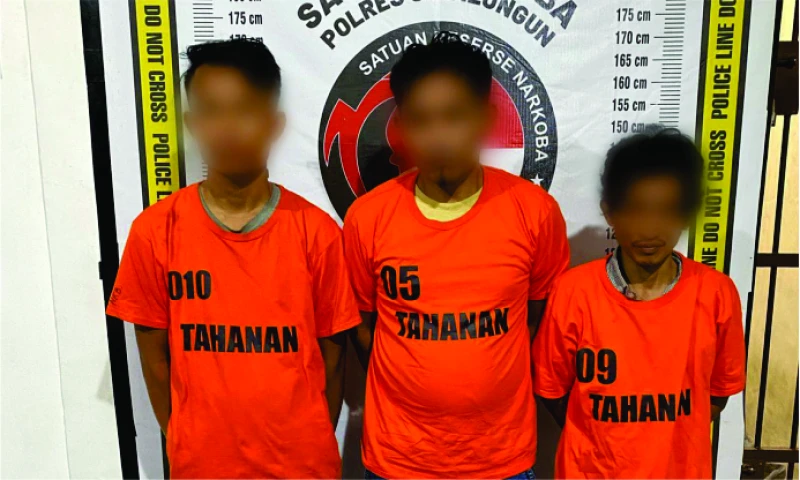 Unit Reskrim Polsek Bosar Maligas, Polres Simalungun, Ungkap Kasus Narkoba dan Ciduk Tiga Pelaku