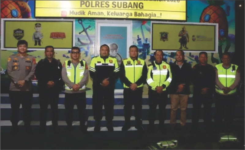 Wakapolda Jabar Cek Kesiapan Personel Pospam Subang Dalam Menghadapi Arus Balik