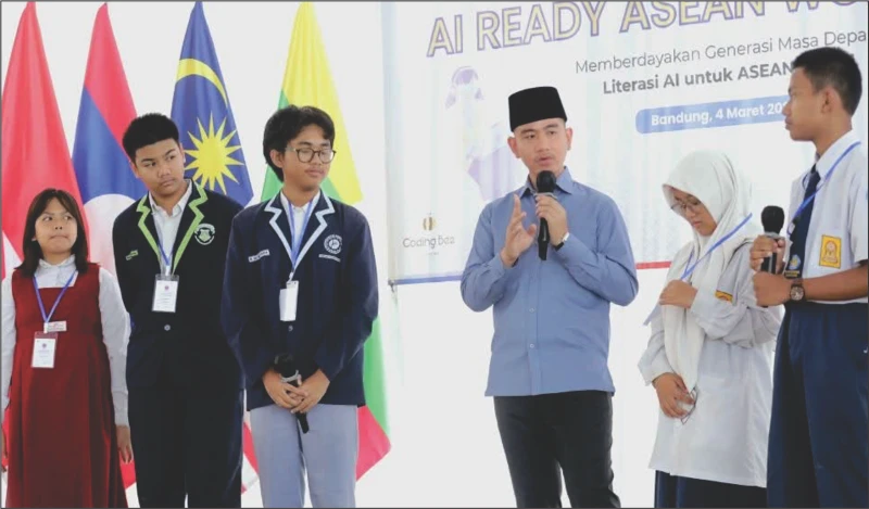 Wapres Gibran Perkenalkan AI ke Siswa SMP di Kab.Bandung